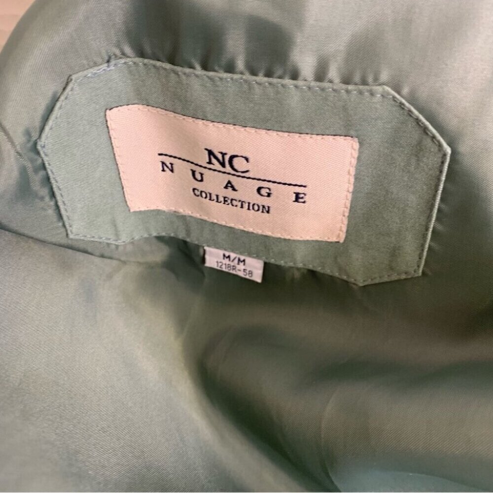 VINTAGE Moss Green Light Fisherman Core Coat Jacket Size M - Picture 13 of 15